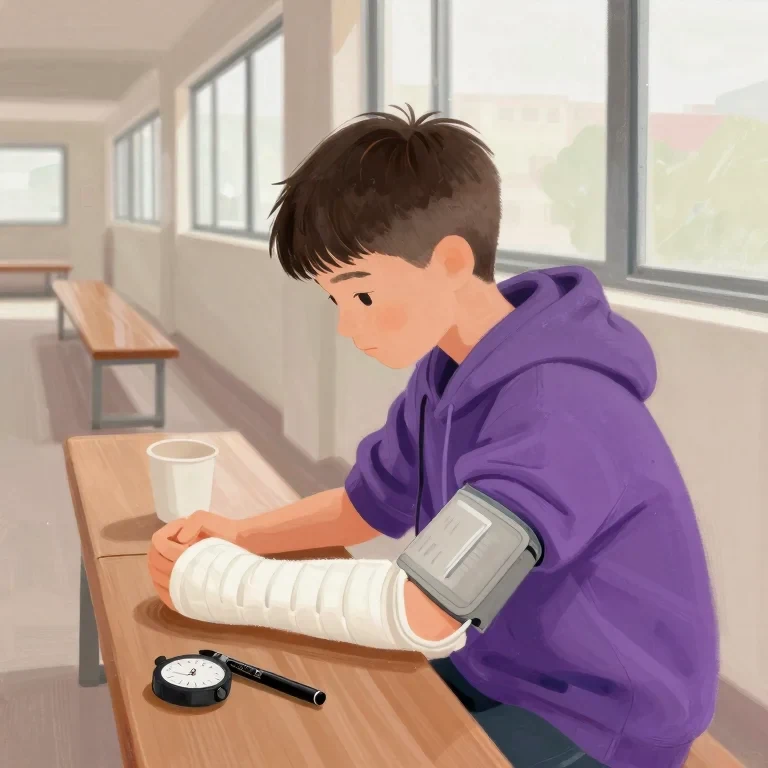 The Boy Who Wore the Cast