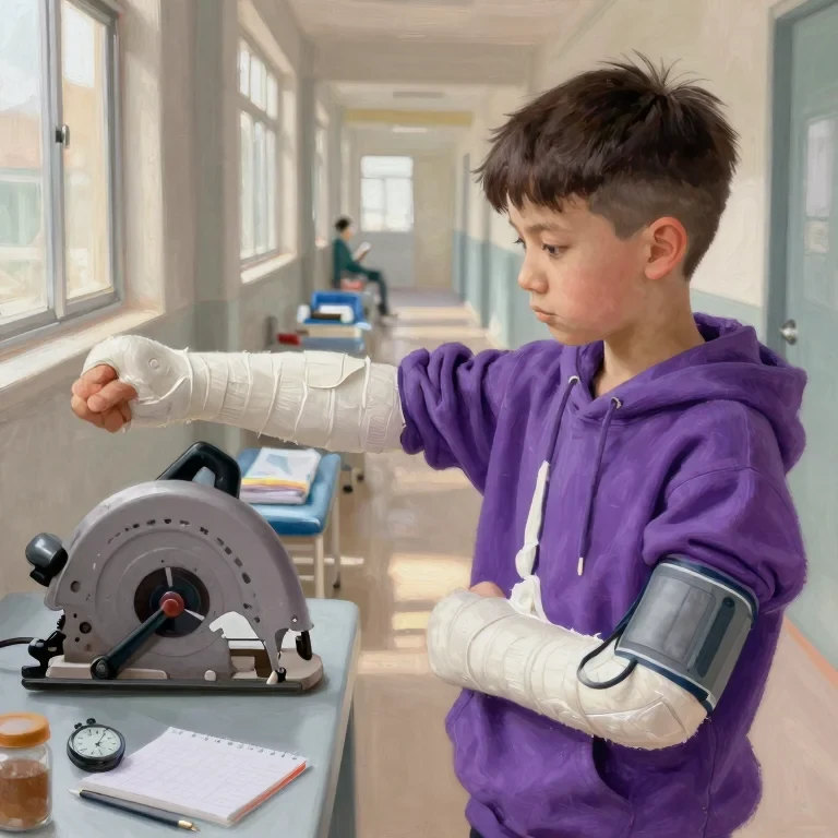 The Boy Who Wore the Cast