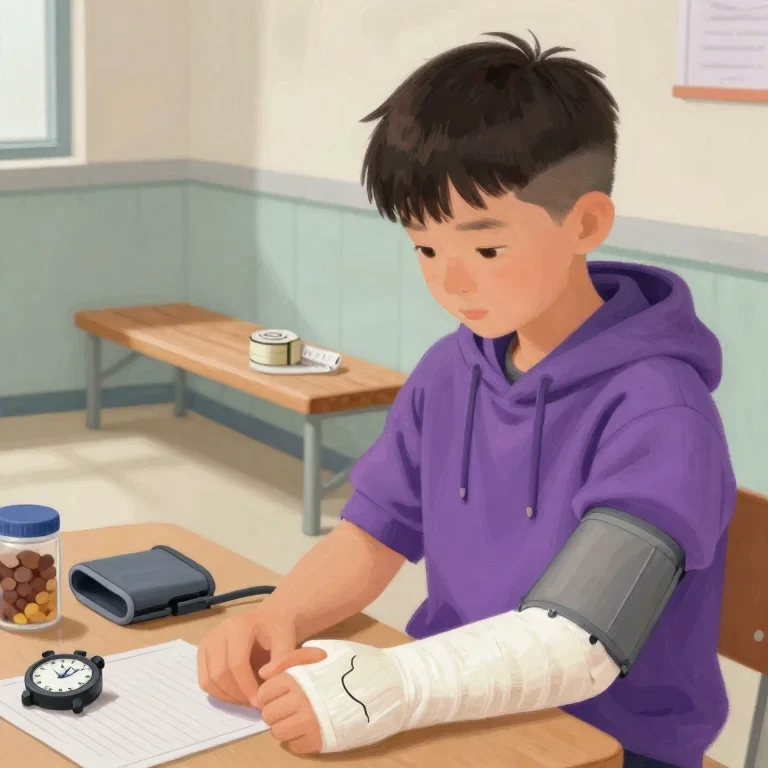 The Boy Who Wore the Cast