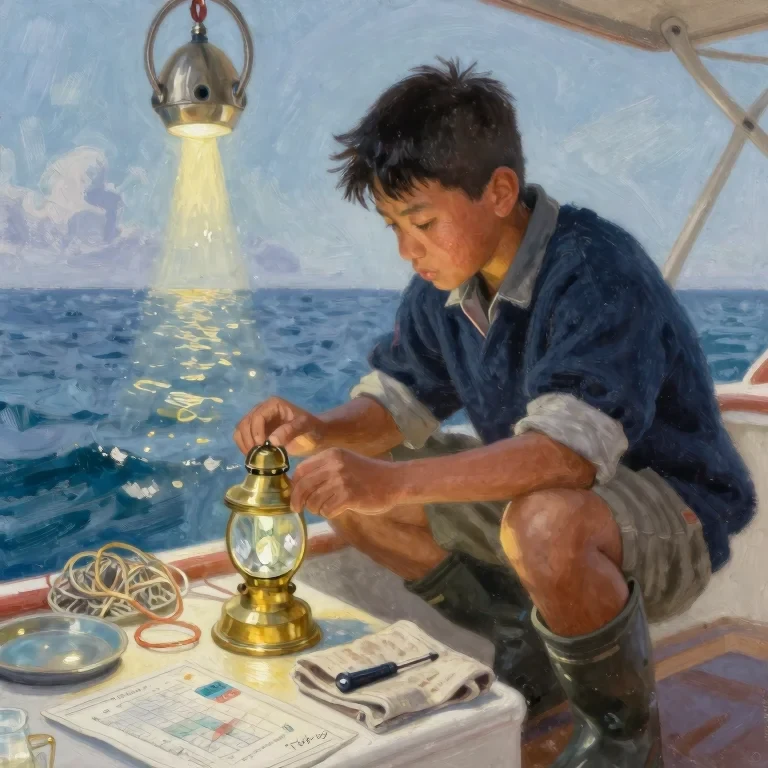 The Boy Who Mended the Lighthouse Lamp