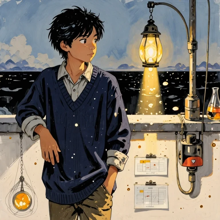 The Boy Who Mended the Lighthouse Lamp