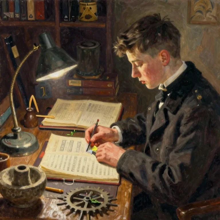 The Boy Who Copied the Ledger