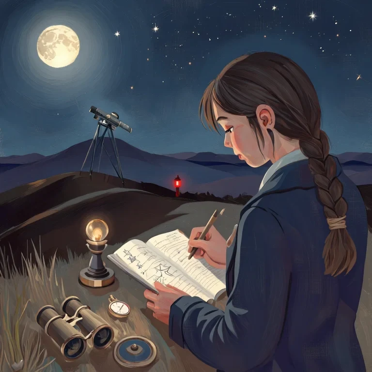 The Girl Who Timed the Occultation