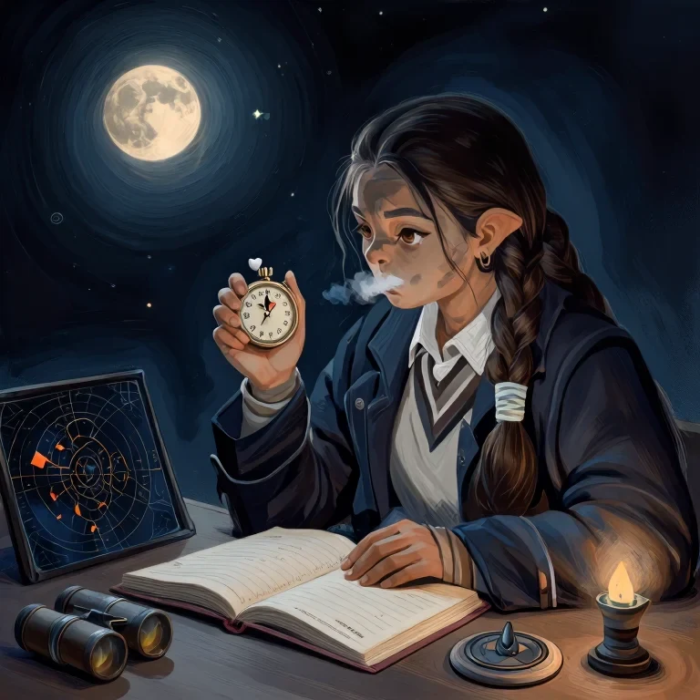 The Girl Who Timed the Occultation