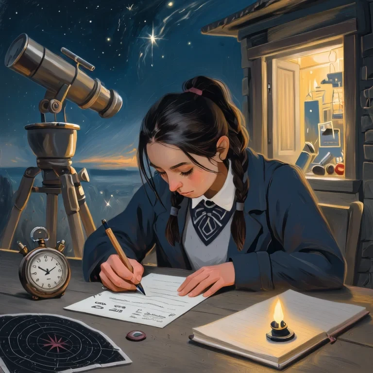 The Girl Who Timed the Occultation