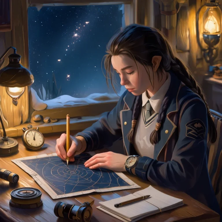 The Girl Who Timed the Occultation