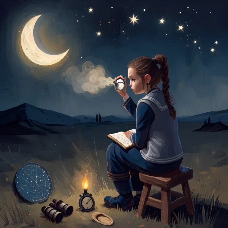 The Girl Who Timed the Occultation