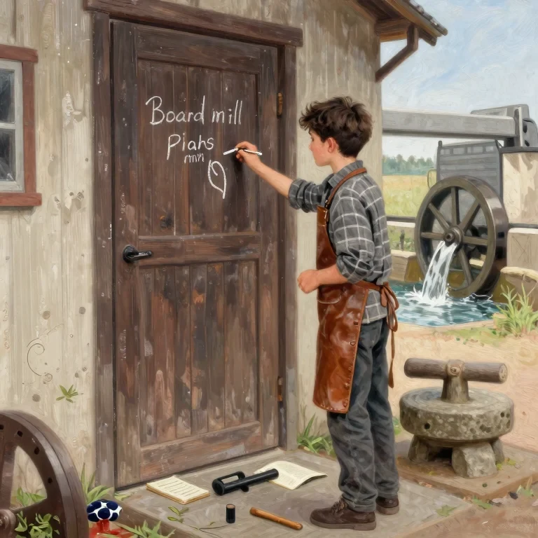 The Boy Who Worked the Watermill